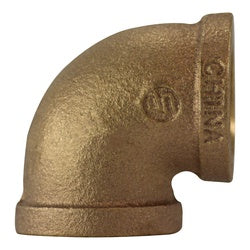 44110 - 90-Degree Bronze Elbow Fitting - 3-in FPT x 3-in FPT