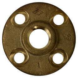 44799LFUSA - 5 in Threaded Connection Lead-Free Brass Companion Flange - 10 in Outer Diameter
