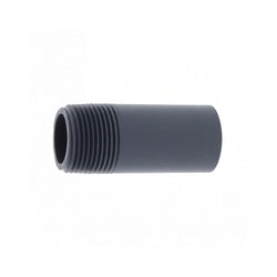 55231TOE - 4-in NPT x 4-in Plain PVC Threaded Pipe Nipple, 4-in Length, SCH 80