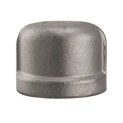 62481MS - 4 in Female NPT 304 Stainless Steel Cap for Industrial Use
