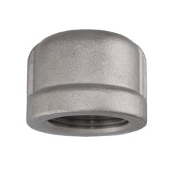63480MS - 3 in Female NPT Cap, 316 Stainless Steel for Industrial Use