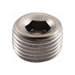 63764B1 - 3/4 in Male NPT Countersunk Plug, 316 Stainless Steel, 1000 psi Pressure Rating
