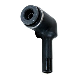 69P0404C - Composite 90-Degree Elbow Fitting - 1/4-in Push-to-Connect x 1/4-in Plug-In Stem