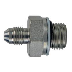 7001-10-18 - 5/8-in Male JIC x M18 Male Metric Steel Straight Adapter