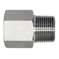 7040-08-12 - 1/2-in Female NPT x 3/4-in Male BSPT Steel Straight Adapter