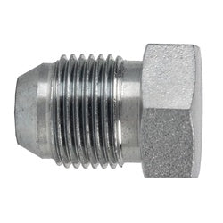 7588-P-02 - 1/8-in MJIS Steel JIS Plug, 18 mm Length, 1/8-28 Thread Size