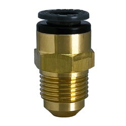 780808 - Composite D.O.T. SAE Flare Adapter - 1/2-in Push-to-Connect & 1/2-in Male Flared