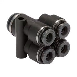 89D0406C - 3/8-in x 1/4-in Push-to-Connect Union Double Wye Fitting