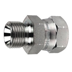 9024-08-10 - 1/2-inch Male BSPP to 5/8-inch Female BSPP Steel Swivel Adapter