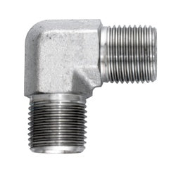 9222-16-16 - 90-Deg Union Elbow Fitting, 1-in Male BSPP x 1-in Male BSPP, Steel