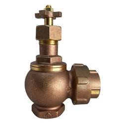 947436 - 1-1/4 in Angle Globe Valve with Union and FPT Connections