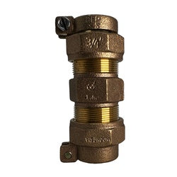 9631215LF - 3/4-in Pack Joint Coupling (PEP) - Lead-Free Bronze for Polyethylene Applications