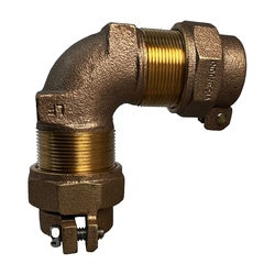 9651212CPELF - 3/4-in Lead-Free Bronze Pack Joint Elbow for Copper and Polyethylene