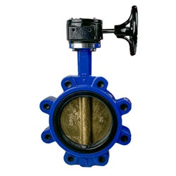 9660G8ABE - 8 in Lug-Style Butterfly Valve with Threaded Inserts for Easy Installation