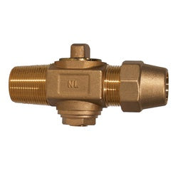 970264 - 3/4 in Lead-Free Cast Bronze Curb Stop Ball Valve, Full Port, 300 psi CWP