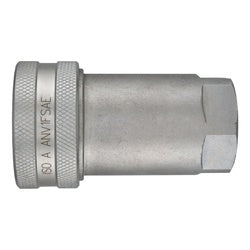 ANV1FSAE - Steel ISO-A Quick Disconnect SAE O-Ring Coupler - 1-in Female Boss, Max 4000 psi