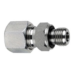 D8400-S08-12-ED - Male Metric DIN Adapter, Steel, Metric Bite Type x M12 Male Connection