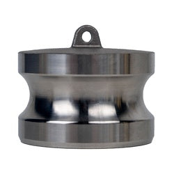 E-CDP-300-SS1 - 3 in Stainless Steel Dust Plug with Male Adapter
