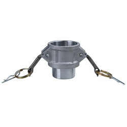E-CGB-300-A1 - 3-in Female Coupler to 3-in Male NPT Aluminum Cam and Groove Fitting