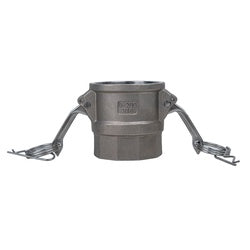 E-CGD-100-SS1 - 1 in x 1 in Female NPT Coupler, 316 Stainless Steel, Economy Series Type D