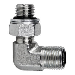FS7205412 - Steel 90-Degree Elbow Fitting - 1/4 in Male O-Ring Face Seal x M12 Male O-Ring Boss