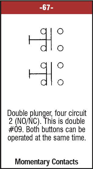 02810-032 1.38 inch Double Plastic Plunger