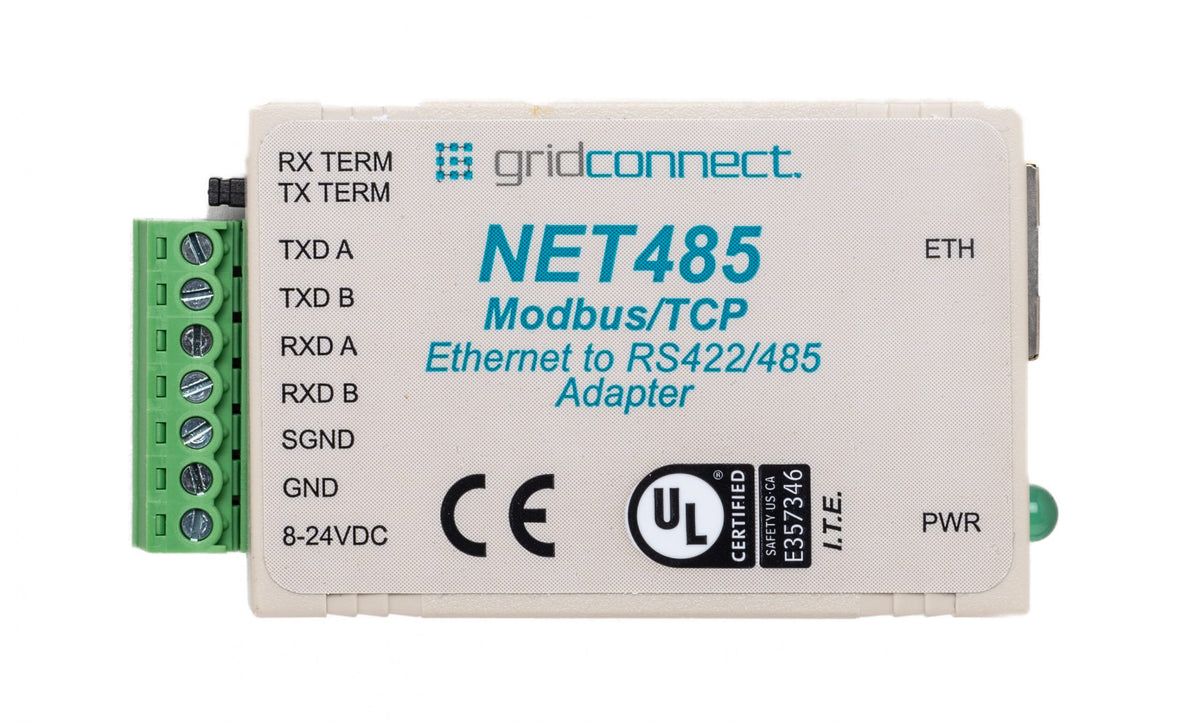 NET485 RS485-to-Ethernet interface