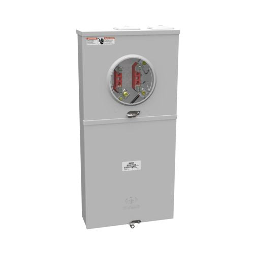 4 Terminal 1-Position 200A Ringless Meter Socket With Horn Bypass U5168-XTL-100-KK