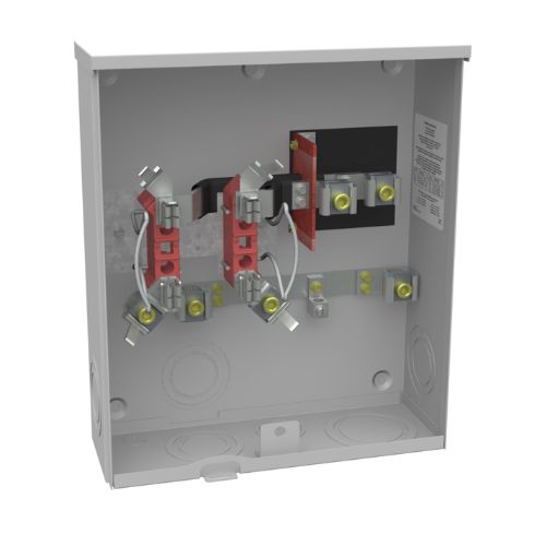 4 Terminal 1-Position 200A Ringless Meter Socket U4413-O-KK-BLG