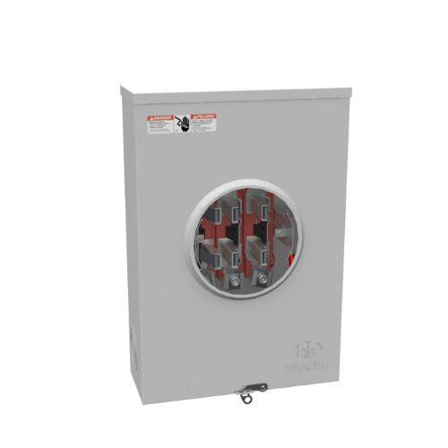 7 Terminal 1-Position 200A Ringless Meter Socket With Lever Bypass U2046-O