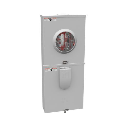 5 Terminal 1-Position 200A Ringless Meter Socket With Lever Bypass U5880-XL-200-5T9-BLG (Barrel Lock Guard)