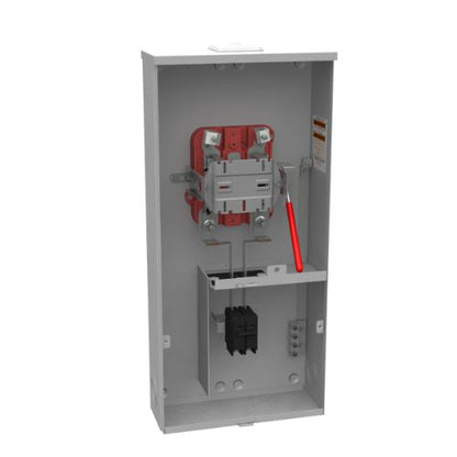 4 Terminal 1-Position 100A Ringless Meter Socket U3741-XL-100-BL