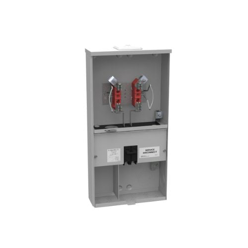 4 Terminal 1-Position 100A Ringless Meter Socket U3499-XL-100