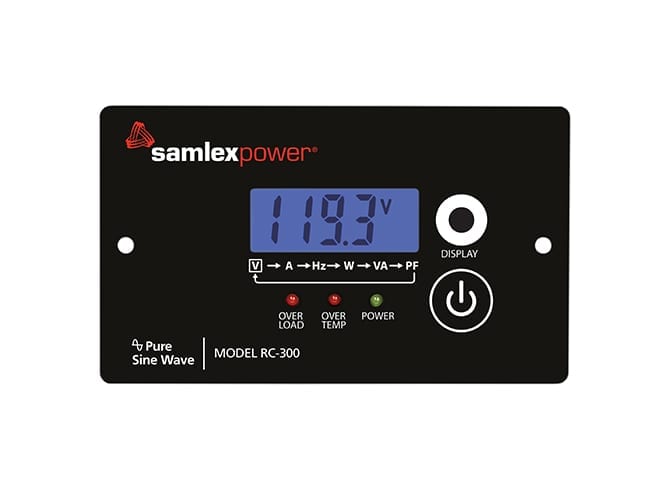 RC-300 Optional LCD Panel Remote Control