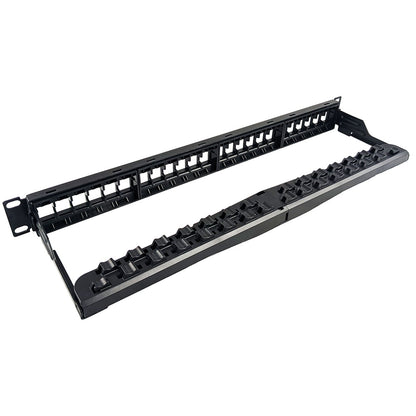 S45-2024U Unloaded 24 Port Unshielded Keystone Patch Panel