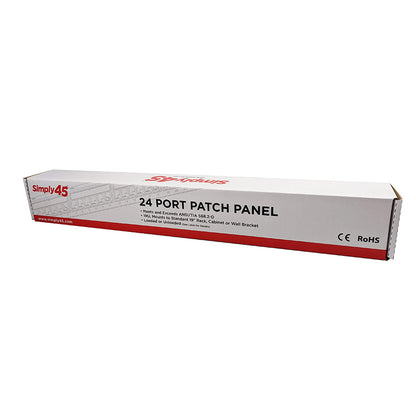 S45-2024U Unloaded 24 Port Unshielded Keystone Patch Panel