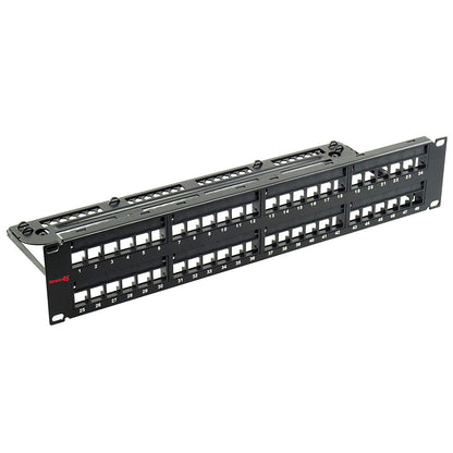 S45-2048U Unloaded 48 Port Unshielded Keystone Patch Panel