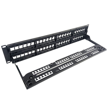 S45-2048U Unloaded 48 Port Unshielded Keystone Patch Panel