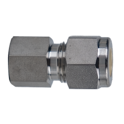 SSC240564 - 3/8-in x 1/4-in 316 Stainless Steel Female Pipe Adapter with Double Ferrule Design