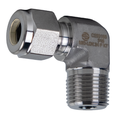SSC250146 - 90-Degree Elbow 1/4 in Tube x 3/8 in Male NPT, 316 Stainless Steel