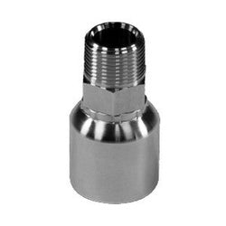 SS43-06-06MP - 3/8-in Hose x 3/8-in Male NPT Stainless Steel Straight Rigid Adapter