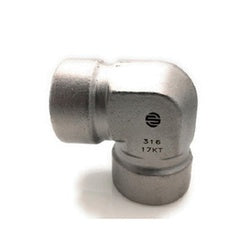 SS5504-06-06 - 90-Degree Elbow Fitting, 3/8 in FNPT x 3/8 in FNPT, 316 Stainless Steel