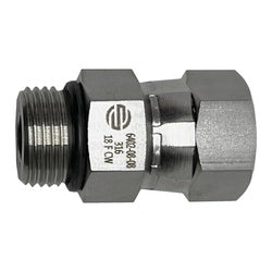 SS6402-04-04 - 1/4-in Male O-Ring Boss x 1/4-in Female JIC Stainless Steel Swivel Adapter