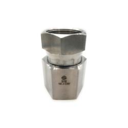 SS6506-16-16 - 1-in Female NPTF to 1-in Female JIC Swivel Adapter, 316 Stainless Steel