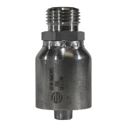 SS43-06-06MORFS - 3/8-in Hose x 3/8-in Male O-Ring Face Seal Adapter - 316 Stainless Steel