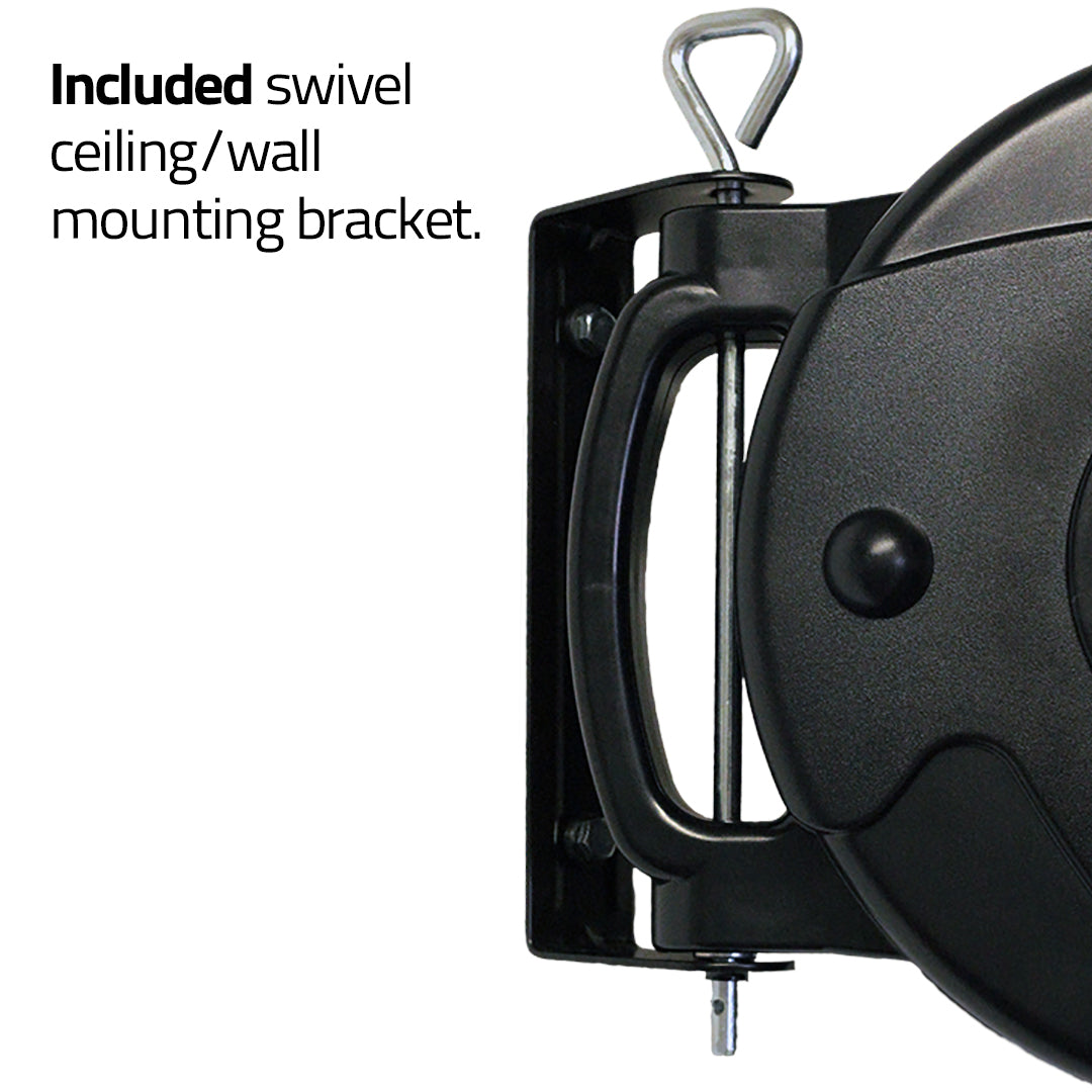 STX-75-3 Stage Ninja 75 Foot Retractable Triple Tap 14/3 Power Reel
