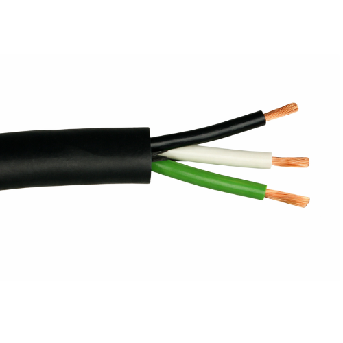 250' 6/3 SEOOW Portable Cord 600V Black Non UL