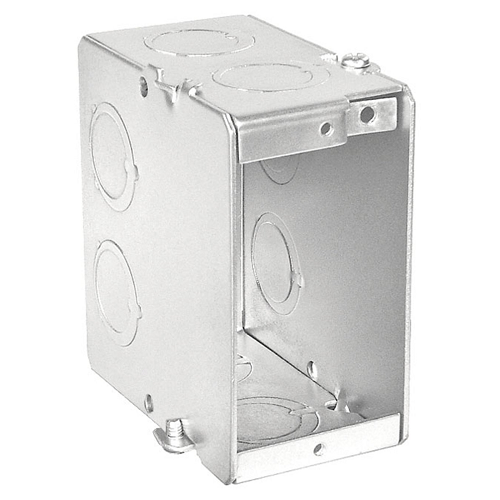 3-1/2" One Gang Masonry Box Gang able With Deep Knockouts Conduit TB-135-G (Pack of 60)