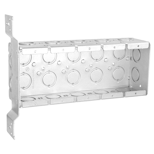 2-1/2" Five Gang Bracketed Masonry Box With Deep Non-Gang able Knockouts Conduit TB-525-F (Pack of 20)
