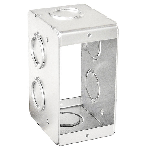 2-1/2" One Gang Masonry Box With Deep Extension Knockouts Conduit TBX-125 (Pack of 15)